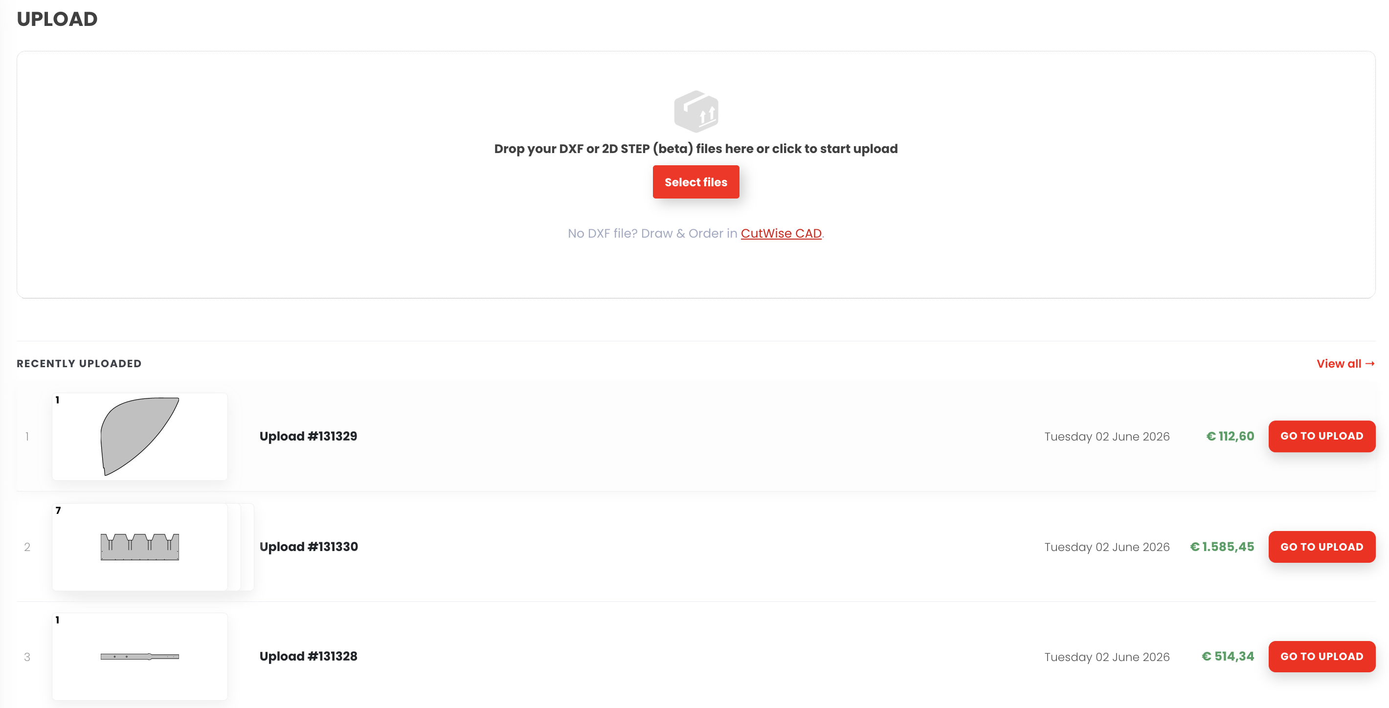 Bestand uploaden